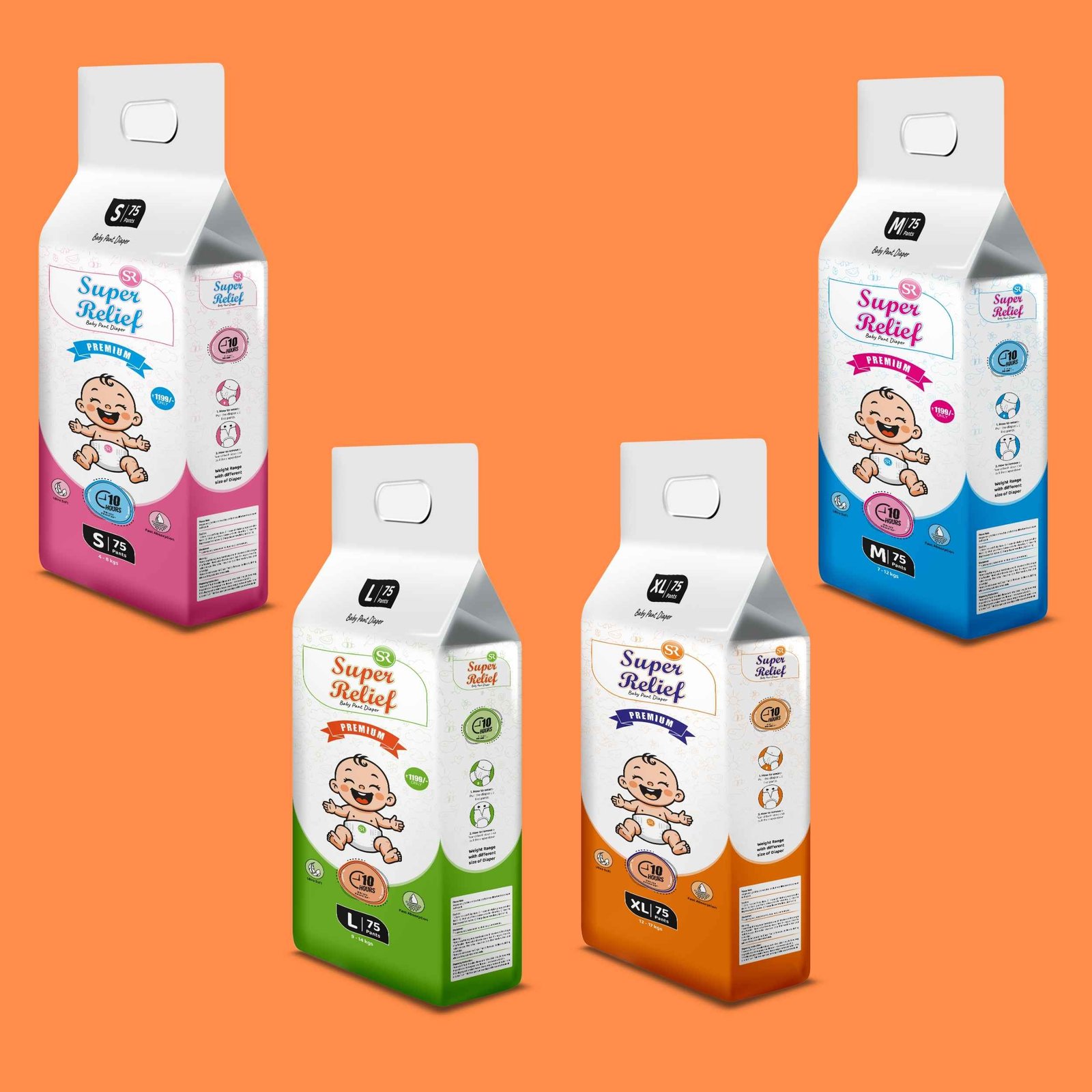 Super Relief Premium Baby Diapers
